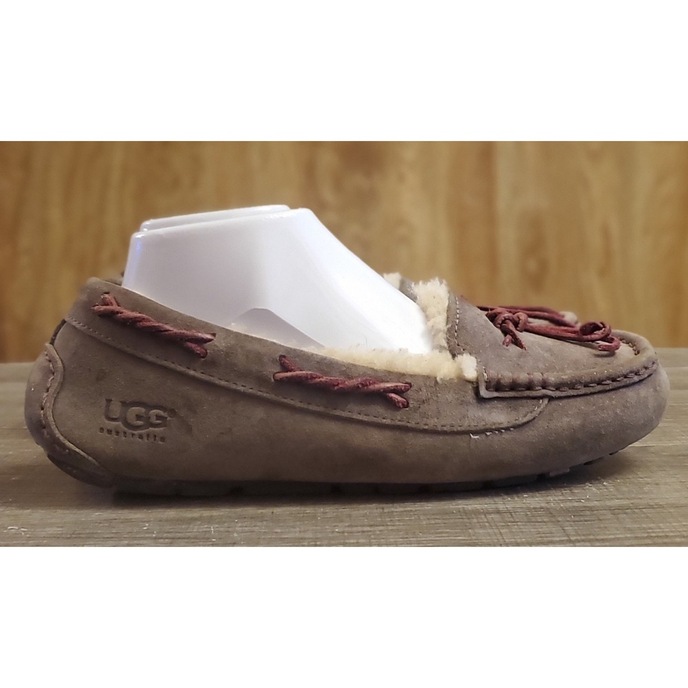 UGG Australia‎ Brett Moccasin Slippers Women's Size 7 Gray